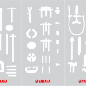 Tableros Especializada Yamaha - Calcas x3