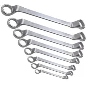 Juego de llaves mixtas acodadas Sata x 9 und