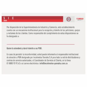 Aviso SiC -Yamaha